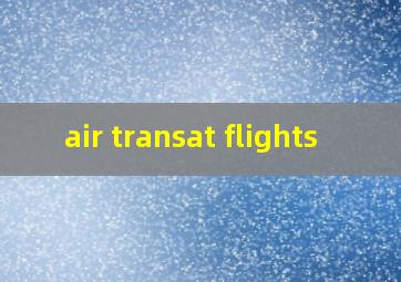  air transat flights